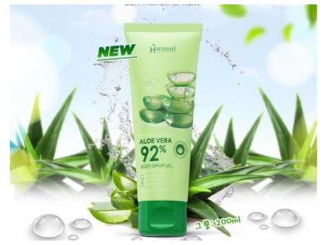 manfaat hanasui aloe vera body serum gel untuk wajah