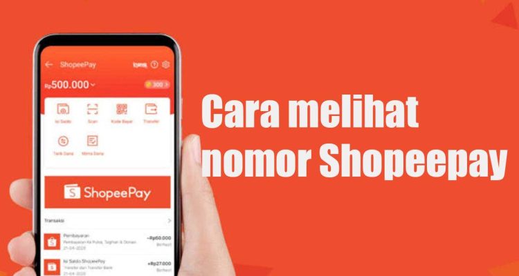 Cara melihat nomor Shopeepay