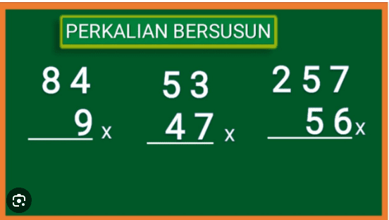 Cara Menghitung Perkalian Susun