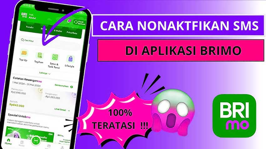 Cara Menonaktifkan SMS Banking BRI