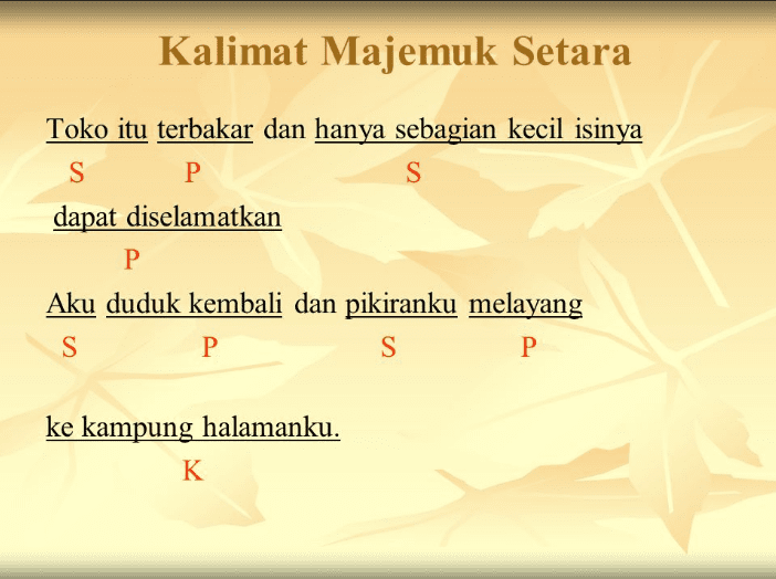 kalimat majemuk hubungan cara