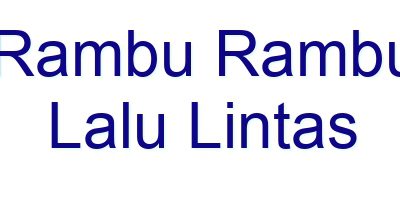 rambu rambu lalu lintas 28960