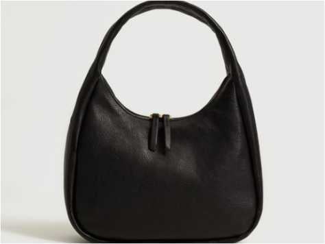 Mango Leather Handbag