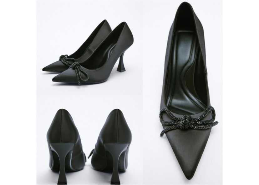 ZARA Black High Heel Shoes