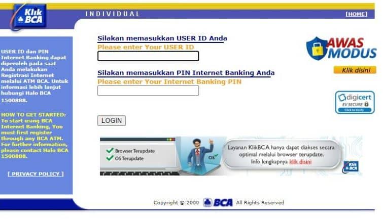 Cara Mengetahui User ID BCA Tanpa ke ATM