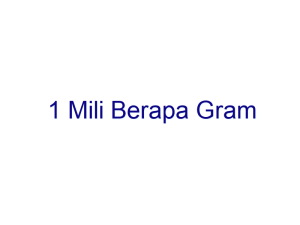 1 mili berapa gram 6437