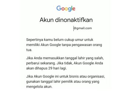 Cara Memulihkan Akun Google yang Dinonaktifkan