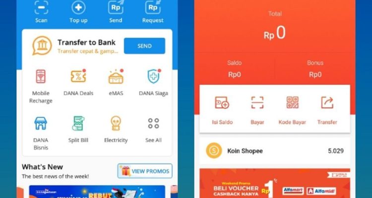 Cara transfer shopeepay ke dana