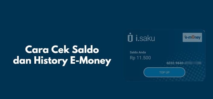 cara cek history e money