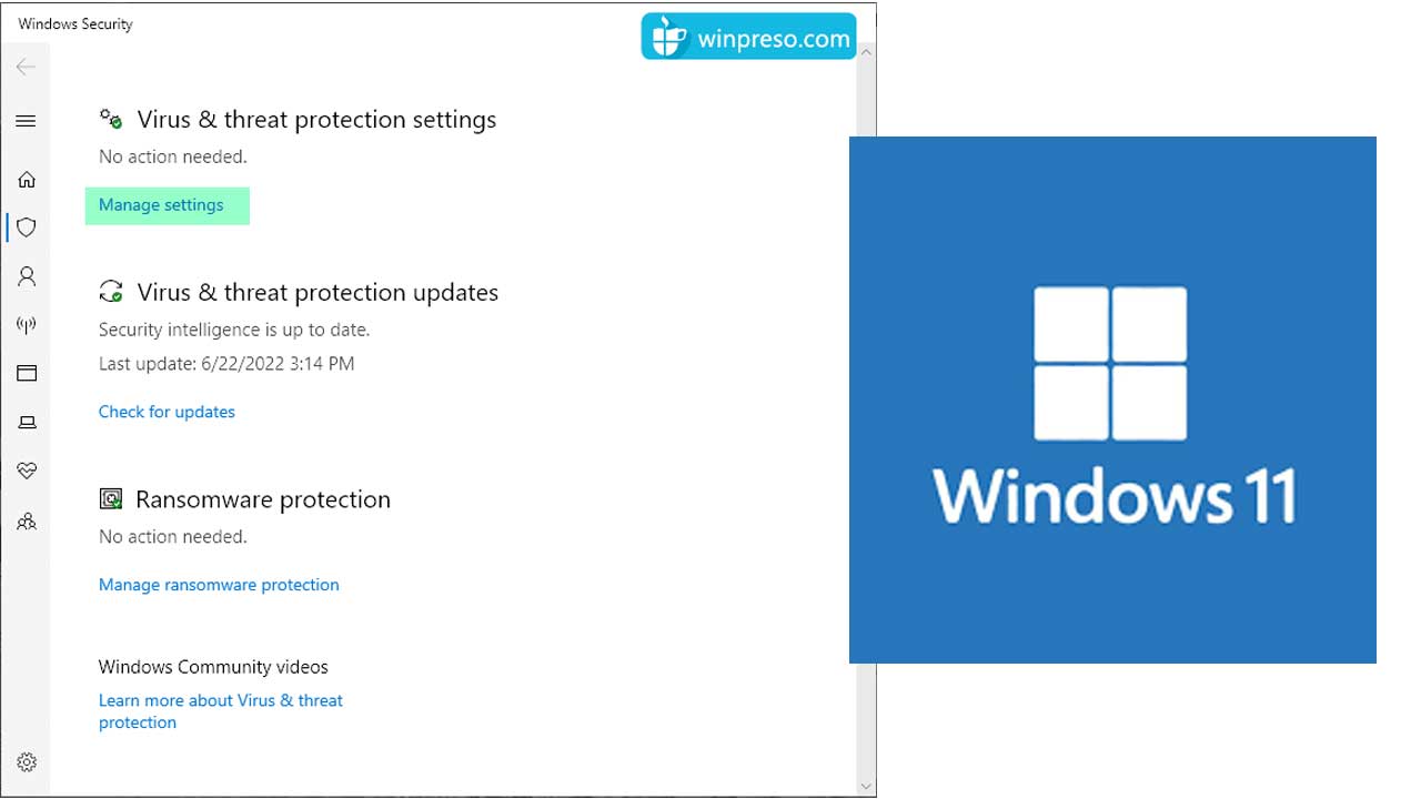 Cara mematikan antivirus windows 11