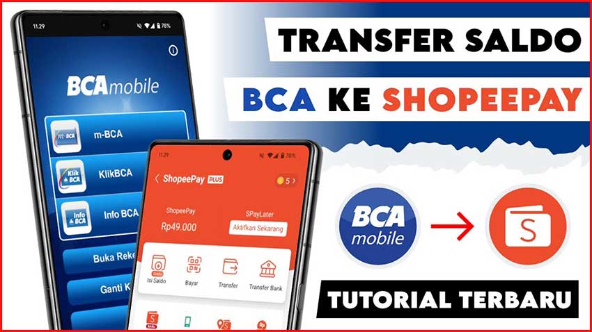 Cara transfer M Banking BCA ke Shopeepay dengan mudah