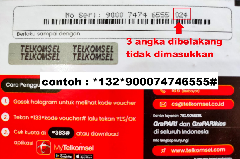 cara cek voucher telkomsel