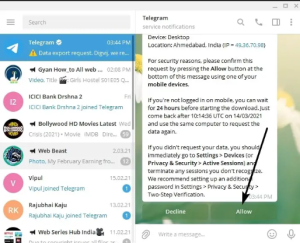 cara mengembalikan chat telegram yang terhapus