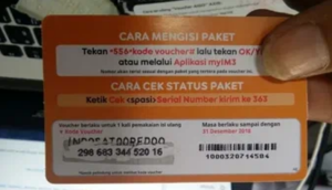 cara mengetahui kode voucher indosat dari nomor serial number 1