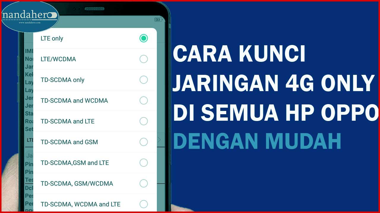Cara Kunci 4G OPPO