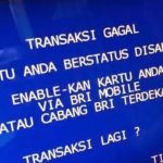 atm diblokir