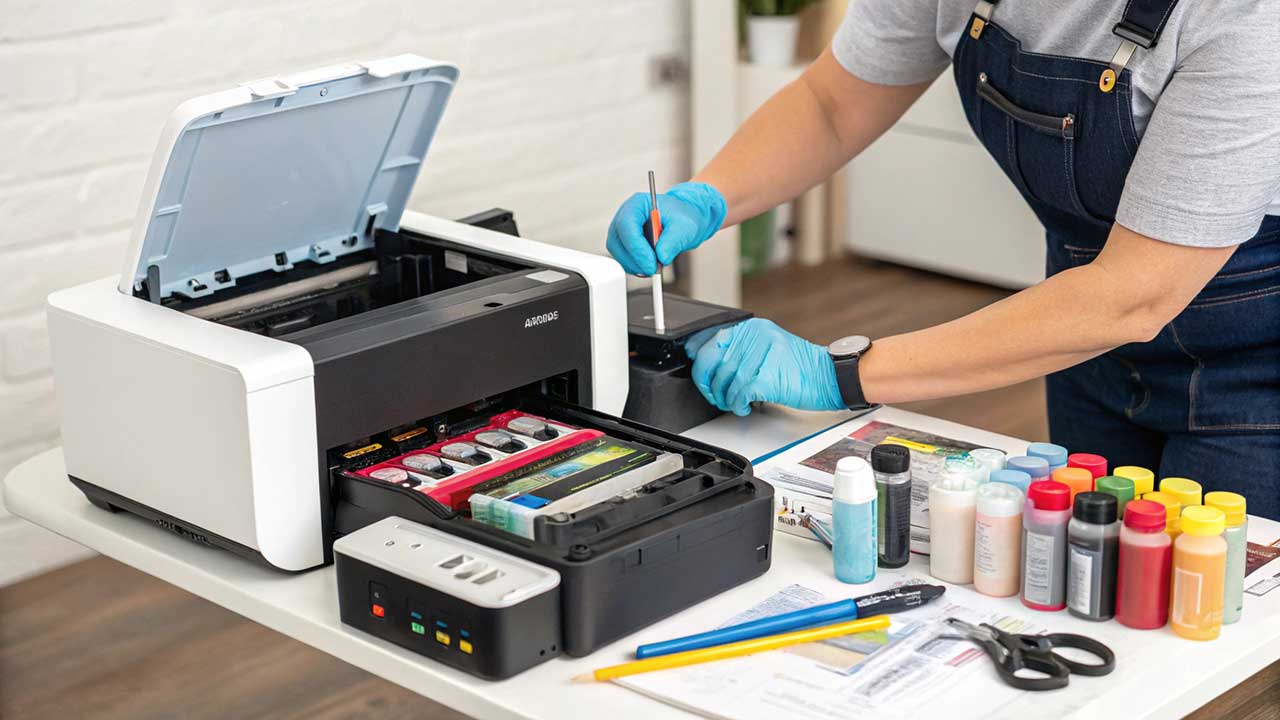 cara mengisi Tinta Printer