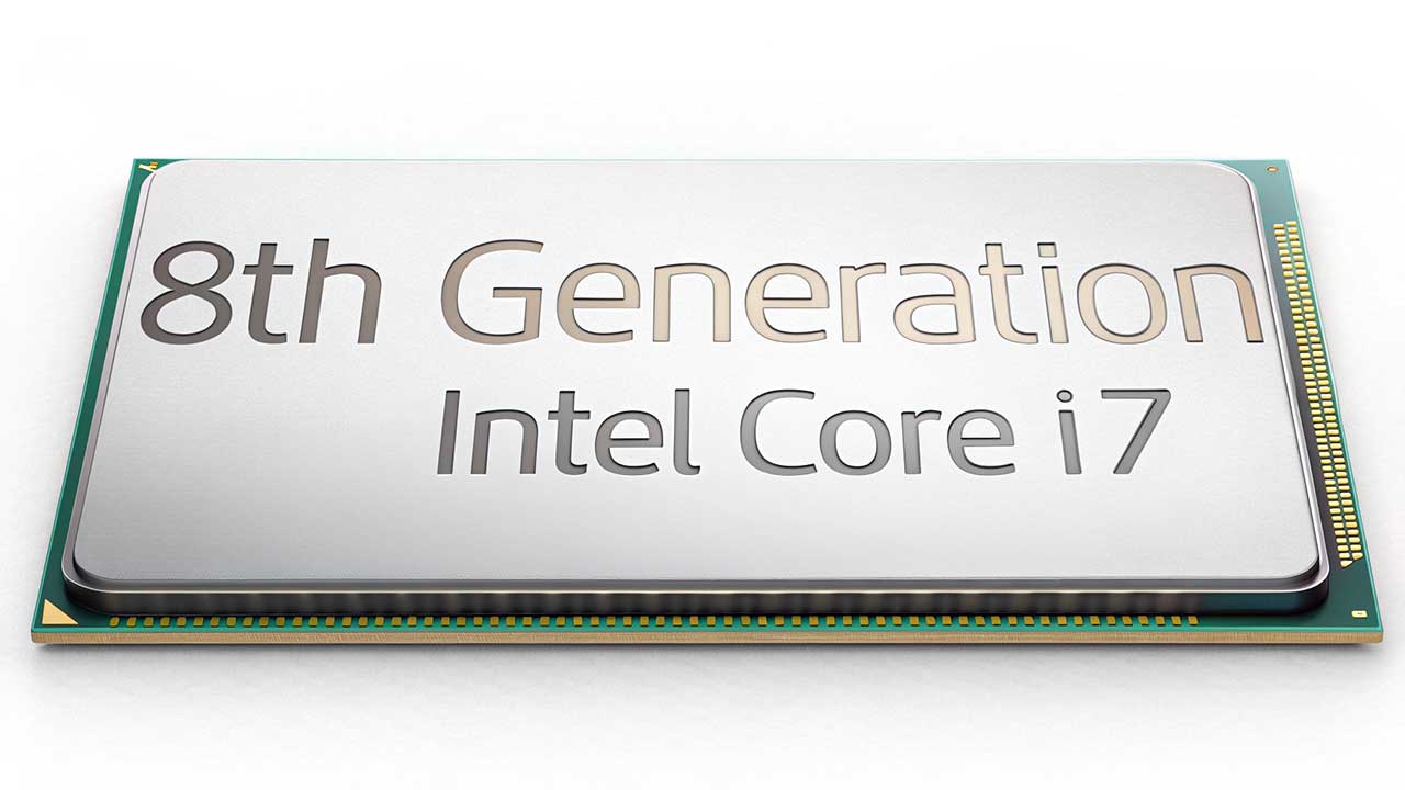 ilustrasi Intel Core i7 Generasi Kedelapan