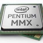 ilustrasi Intel Pentium MMX (1996) Generasi KEdua