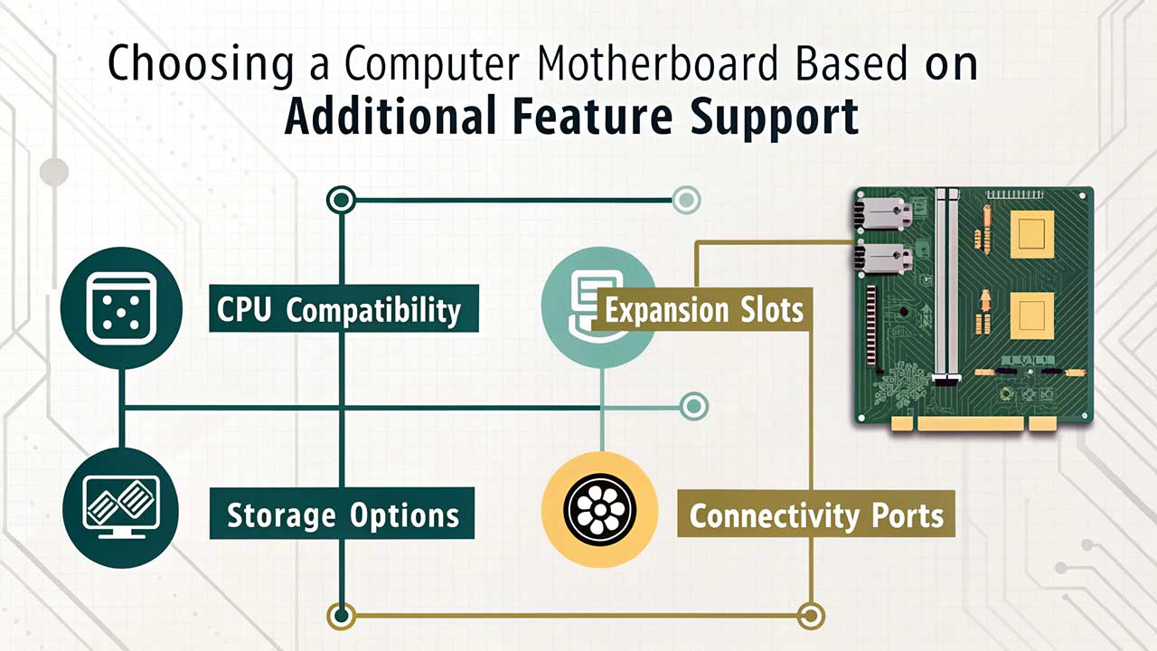 Memilih Motherboard Komputer Berdasarkan Dukungan Fitur Tambahan