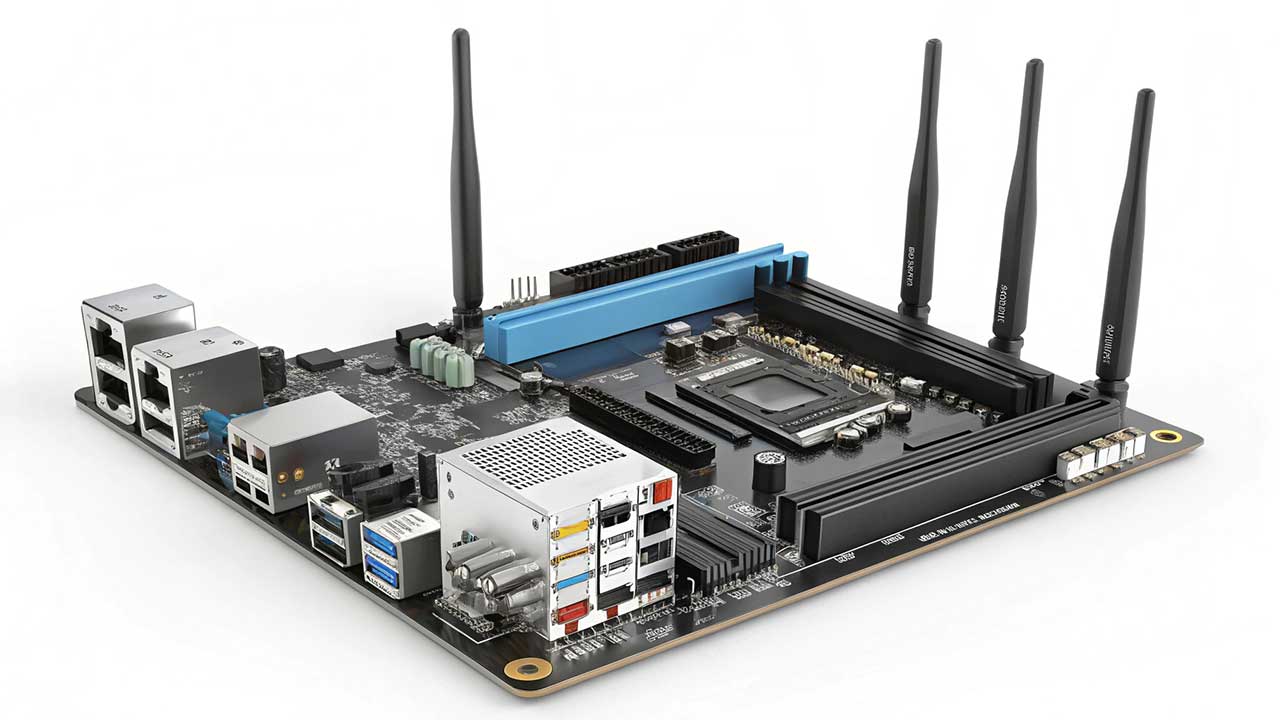 Motherboard dengan Dukungan Fitur Desain Tanpa Kabel