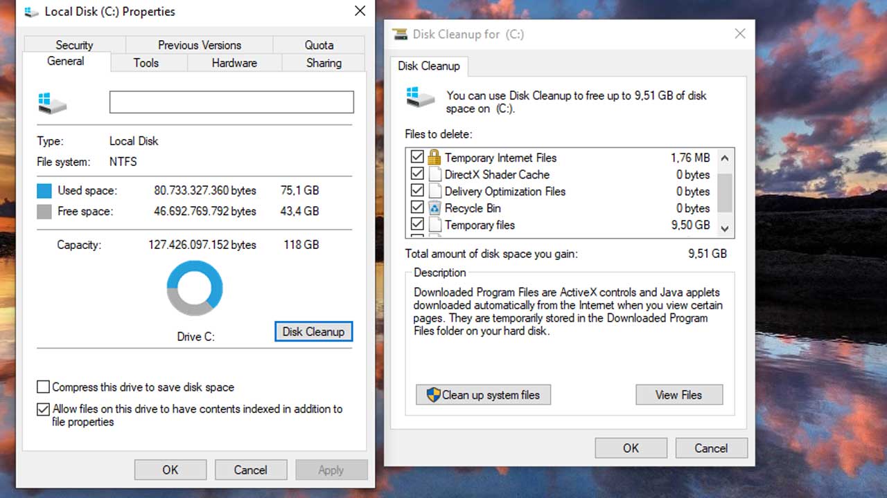 Disk Cleanup