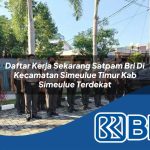 daftar kerja sekarang satpam bri di kecamatan simeulue timur kab simeulue terdekat 1753899754