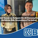 job vacancy satpam bri di kecamatan bolakme kab jayawijaya terdekat 1753869390