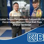 loker tanpa pengalaman satpam bri di kecamatan waigeo timur kab raja ampat terdekat 1753933819