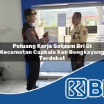 peluang kerja satpam bri di kecamatan capkala kab bengkayang terdekat 1753847659
