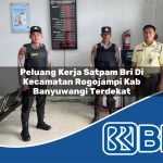 peluang kerja satpam bri di kecamatan rogojampi kab banyuwangi terdekat 1753768709
