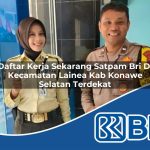 daftar kerja sekarang satpam bri di kecamatan lainea kab konawe selatan terdekat 1754202421