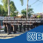 daftar kerja sekarang satpam bri di kecamatan nanga mahap kab sekadau terdekat 1754248499