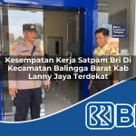 kesempatan kerja satpam bri di kecamatan balingga barat kab lanny jaya terdekat 1754055540