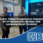 loker tanpa pengalaman satpam bri di kecamatan belalau kab lampung barat terdekat 1754561682